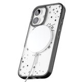 iPhone 16 Pro Max Cancer Emblem - Transparent Design Black Impact Phone Case