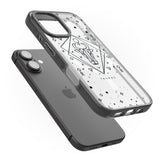 iPhone 16 Pro Max Taurus Emblem - Transparent Design Black Impact Phone Case