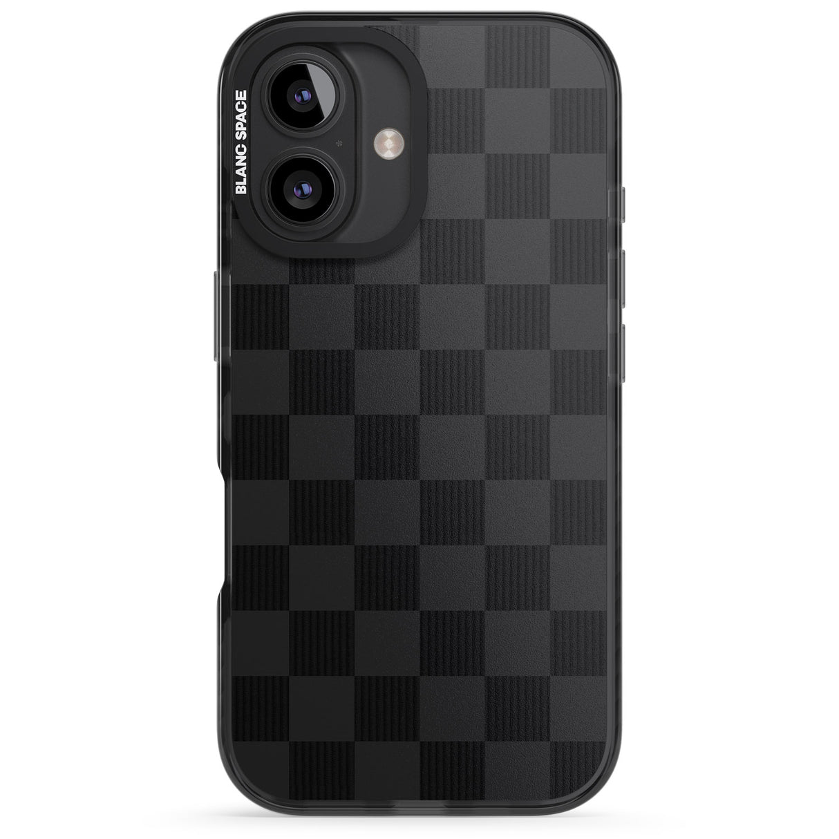 iPhone 16 Pro Max BLACK CHECKERED Black Impact Phone Case + Magsafe