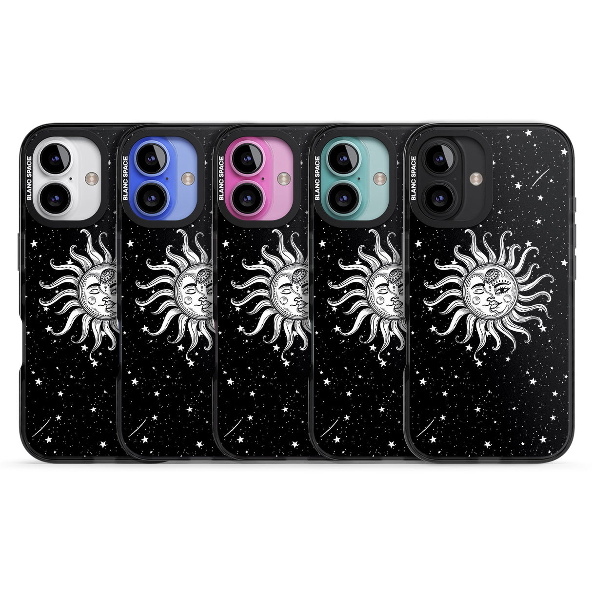 iPhone 16 Pro Max Mystic Sun Moon Black Impact Phone Case