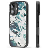 iPhone 16 Pro Max Ocean Waves Photograph Black Impact Phone Case