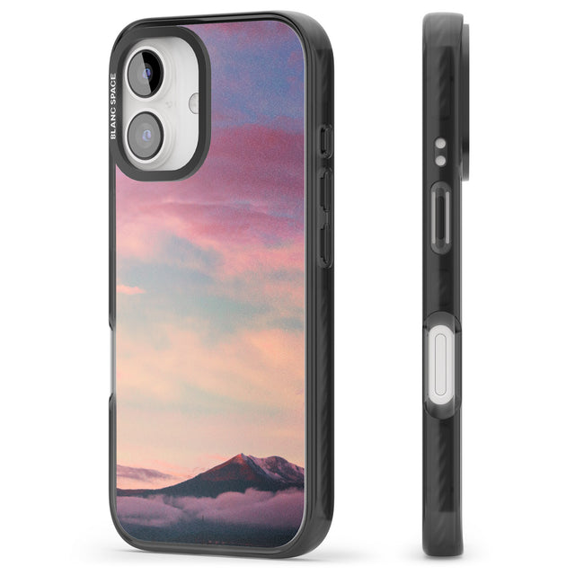 iPhone 16 Pro Max Cloudy Sunset Photograph Black Impact Phone Case