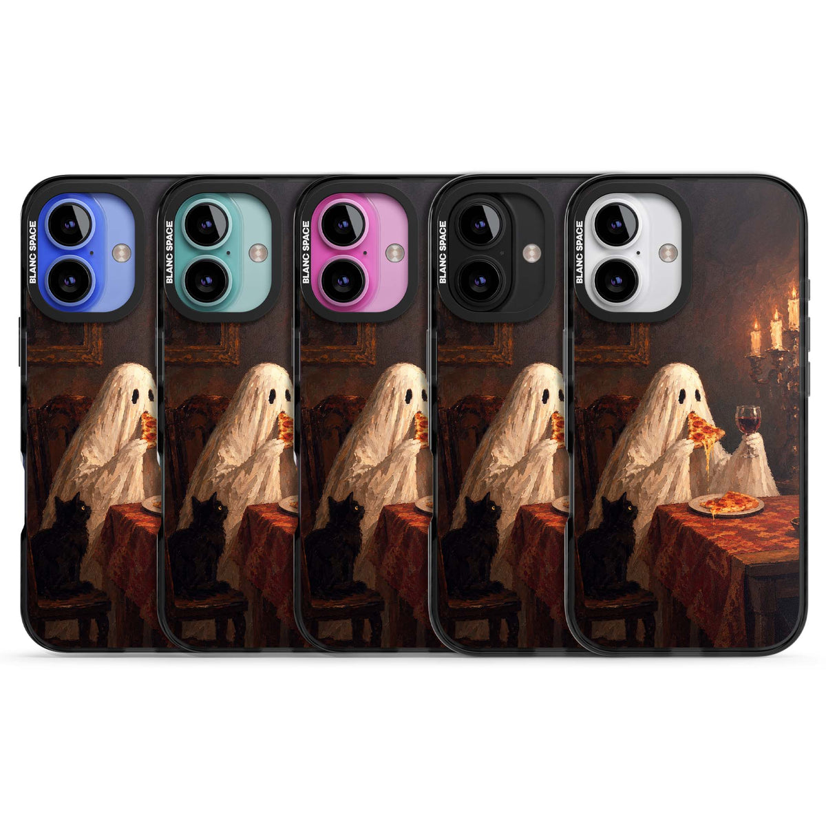 Lonely Night In art iPhone case | Black Impact case for iPhone 16, iPhone 16 Plus