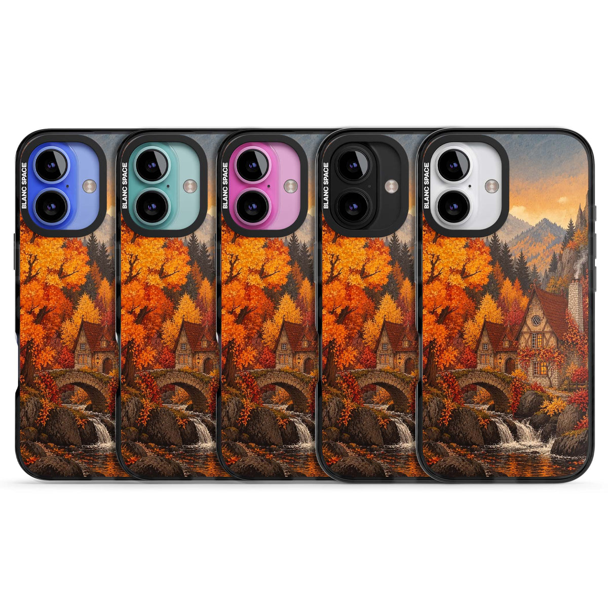 Auburn Cottage iPhone case | Black Impact case for iPhone 16, iPhone 16 Plus