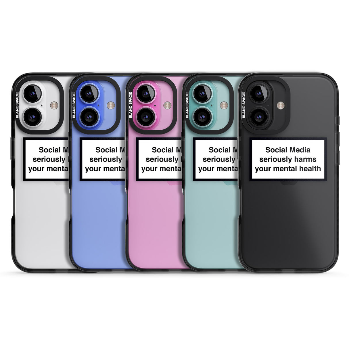 iPhone 16 Pro Max Social Media Quote Black Impact Phone Case