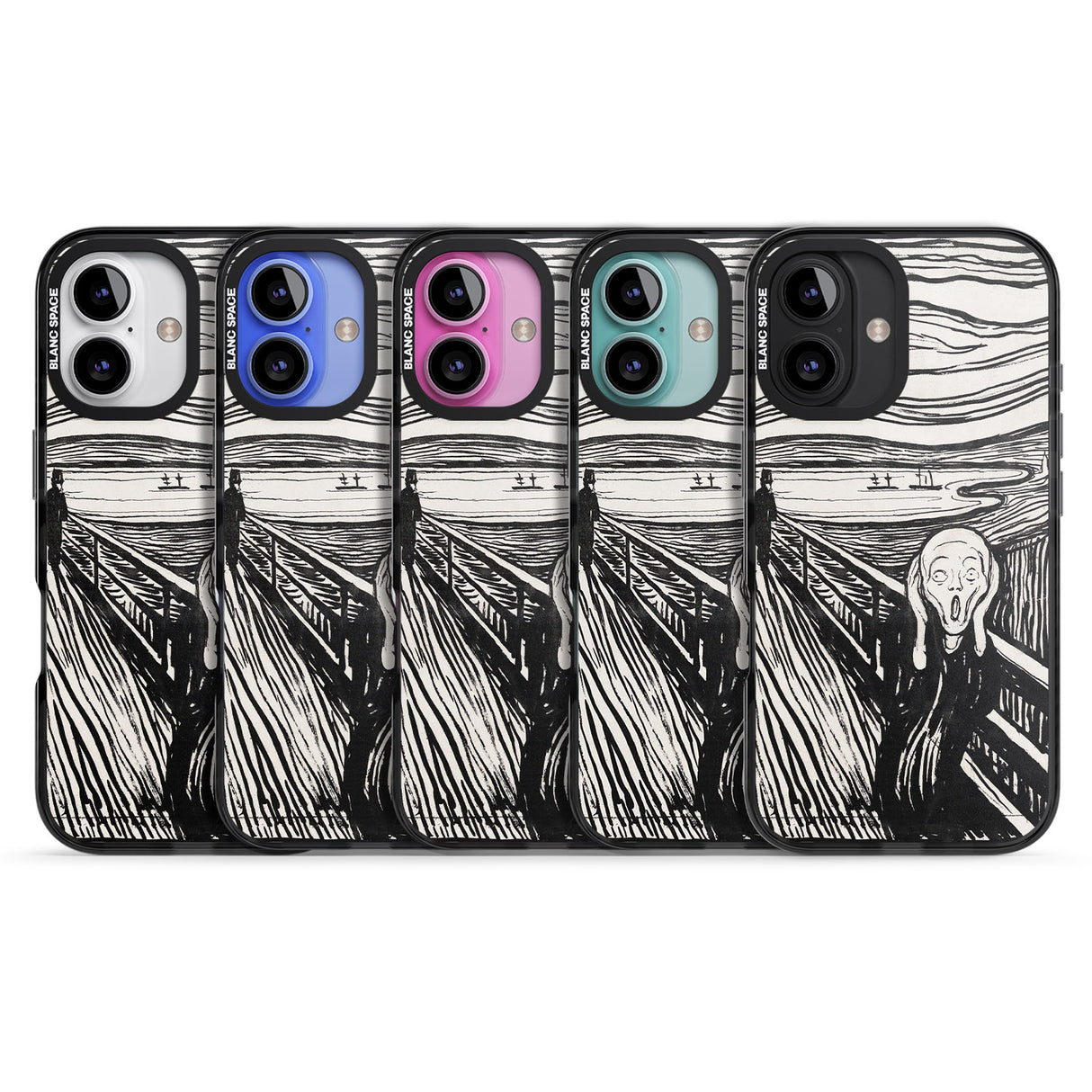 iPhone 16 Pro Max The Scream Black Impact Phone Case