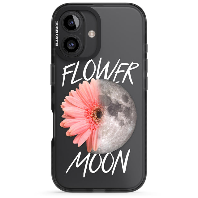 iPhone 16 Flower Moon Clear Impact Phone Case