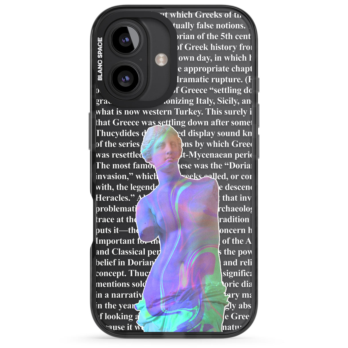 iPhone 16 Iridescent De Milo Clear Impact Phone Case