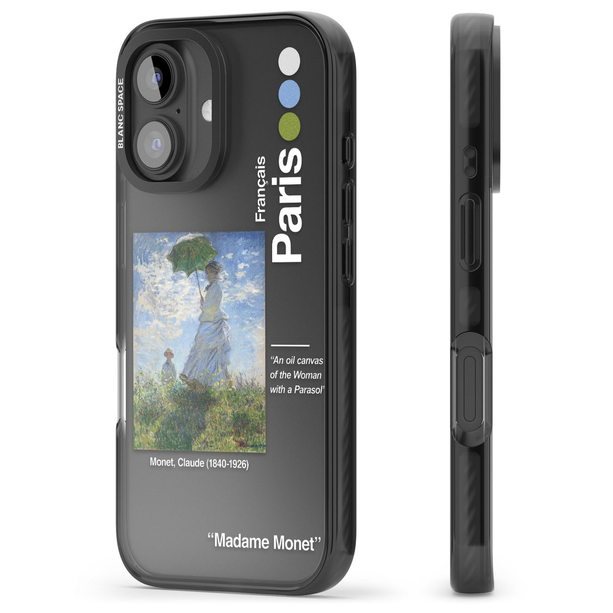 iPhone 16 Pro Max Madame Monet and Her Son Black Impact Phone Case