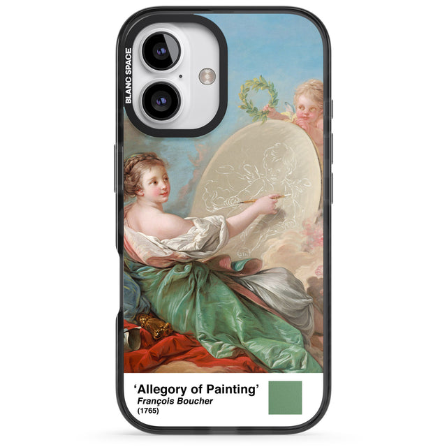 iPhone 16 Pro Max Allegory of Painting Black Impact Phone Case