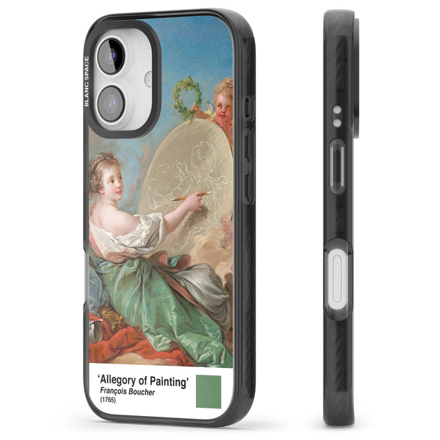 iPhone 16 Pro Max Allegory of Painting Black Impact Phone Case