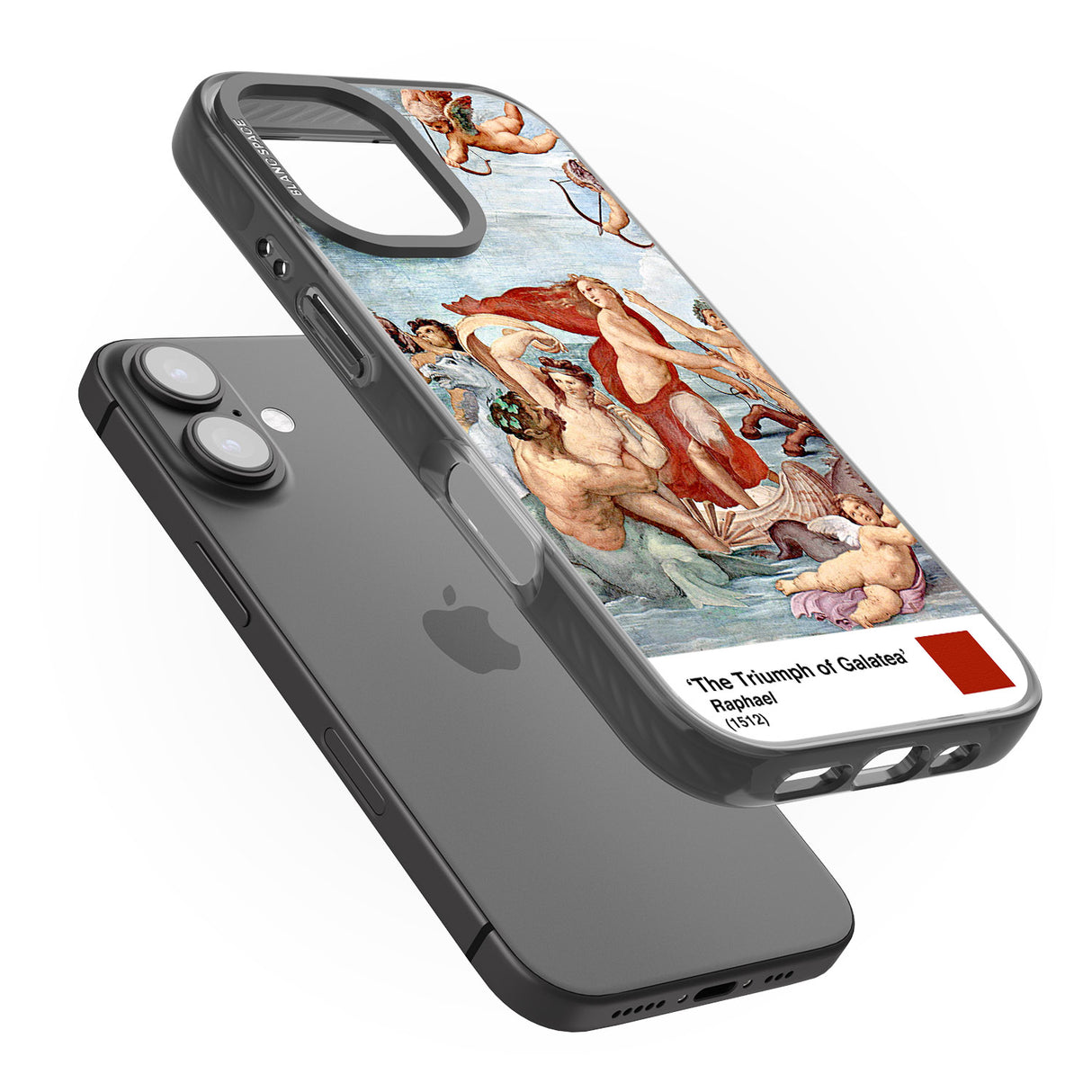 iPhone 16 Pro Max The Triumph of Galatea Black Impact Phone Case