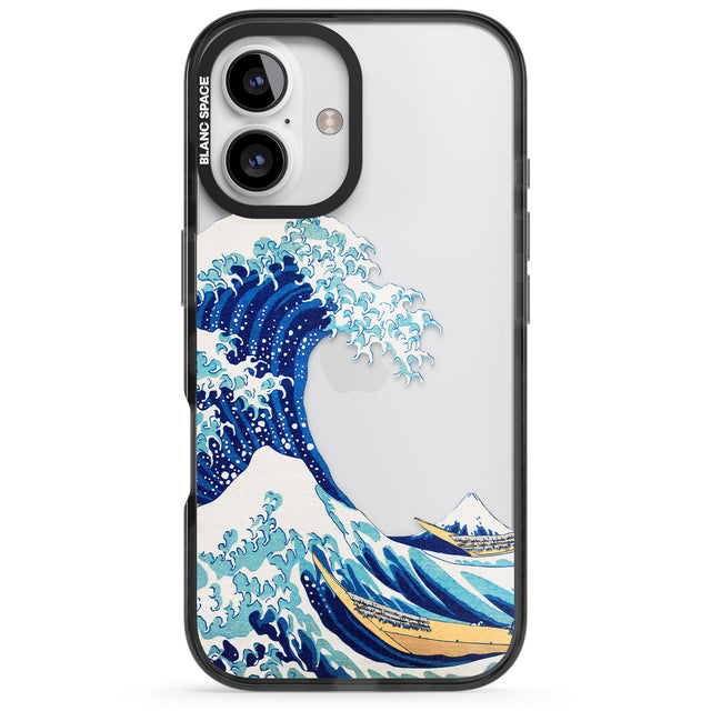 iPhone 16 Pro Max The Great Wave of Kanagawa Black Impact Phone Case