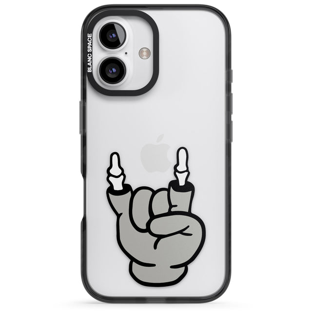 iPhone 16 Pro Max Rock 'til you drop Black Impact Phone Case