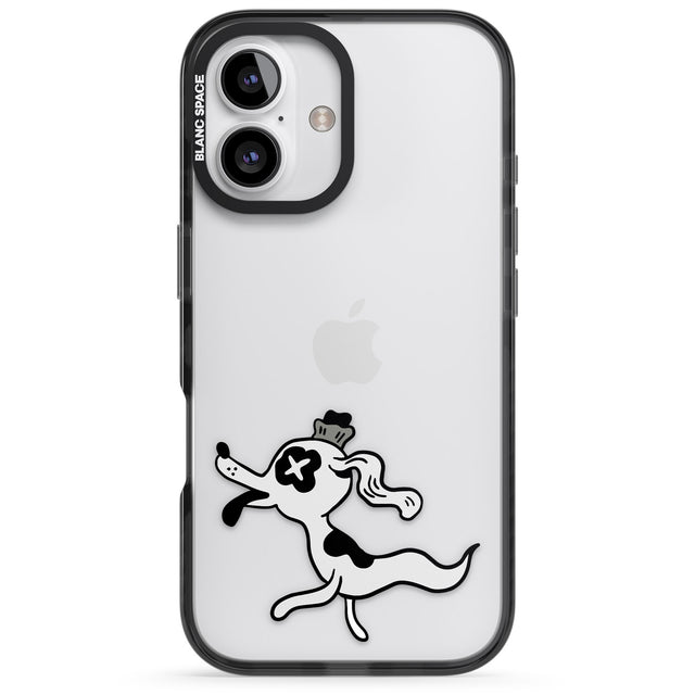 iPhone 16 Pro Max Dog Spirit Black Impact Phone Case