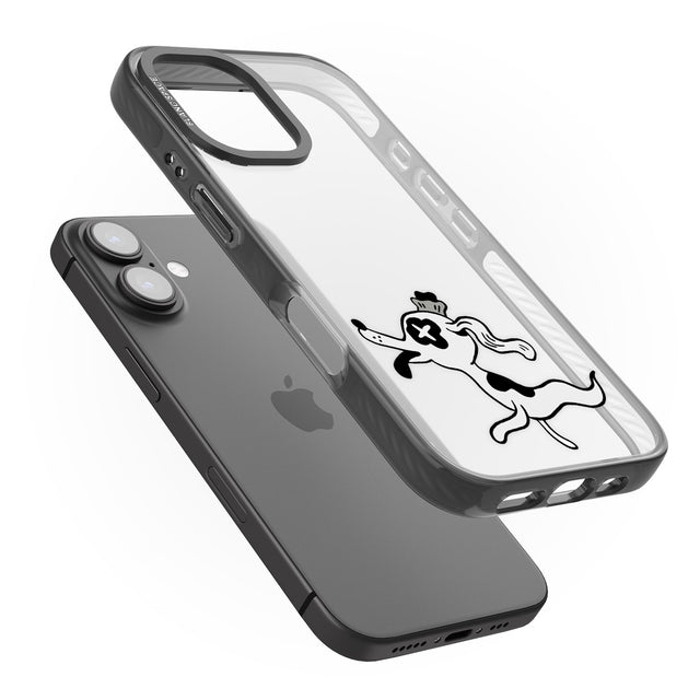 iPhone 16 Pro Max Dog Spirit Black Impact Phone Case