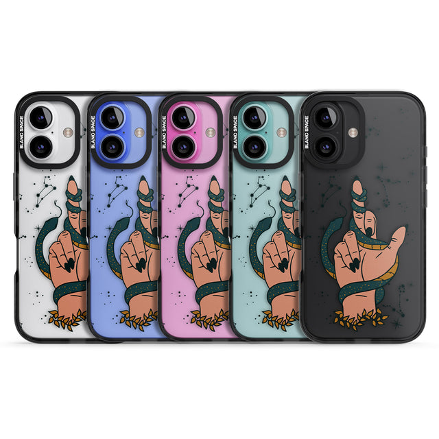 iPhone 16 Pro Max Snakes, Stars and Cynicism Black Impact Phone Case