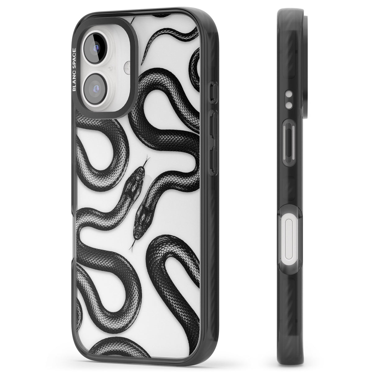 iPhone 16 Pro Max Black Kingsnake Black Impact Phone Case