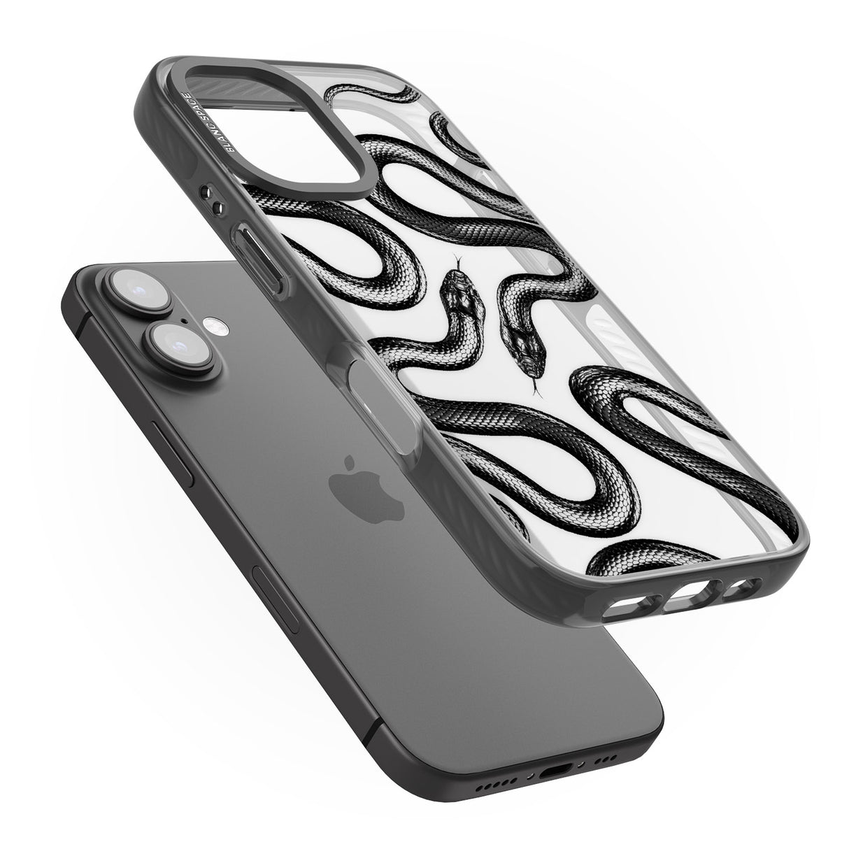 iPhone 16 Pro Max Black Kingsnake Black Impact Phone Case