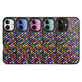 iPhone 16 Pro Max Multicolour Polka-dot Fiesta (Purple) Black Impact Phone Case