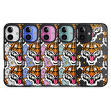 iPhone 16 Pro Max Fierce Jungle Tigers Black Impact Phone Case