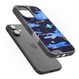 iPhone 16 Pro Max Blue Galaxy Black Impact Phone Case