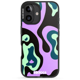 iPhone 16 Pro Max Purple River Black Impact Phone Case