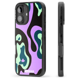 iPhone 16 Pro Max Purple River Black Impact Phone Case