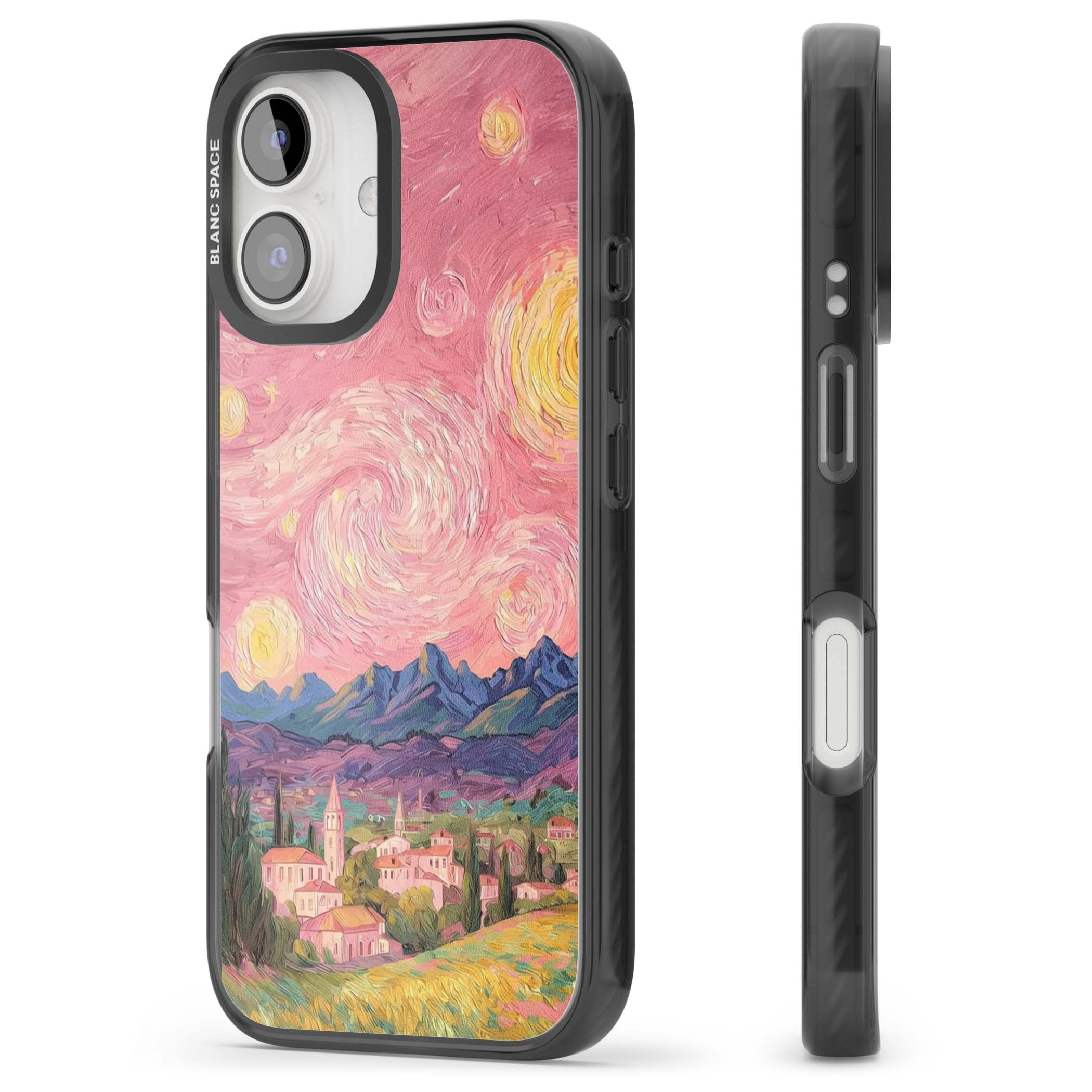 The Starry Sunset for her iPhone case | Black Impact case for iPhone 16, iPhone 16 Plus