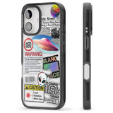 iPhone 16 Pro Max Cosmic Encounters Black Impact Phone Case