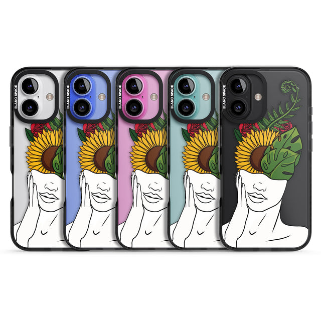 iPhone 16 Pro Max Let The Mind Flourish Black Impact Phone Case