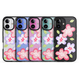 iPhone 16 Pro Max Funky Flowers Black Impact Phone Case