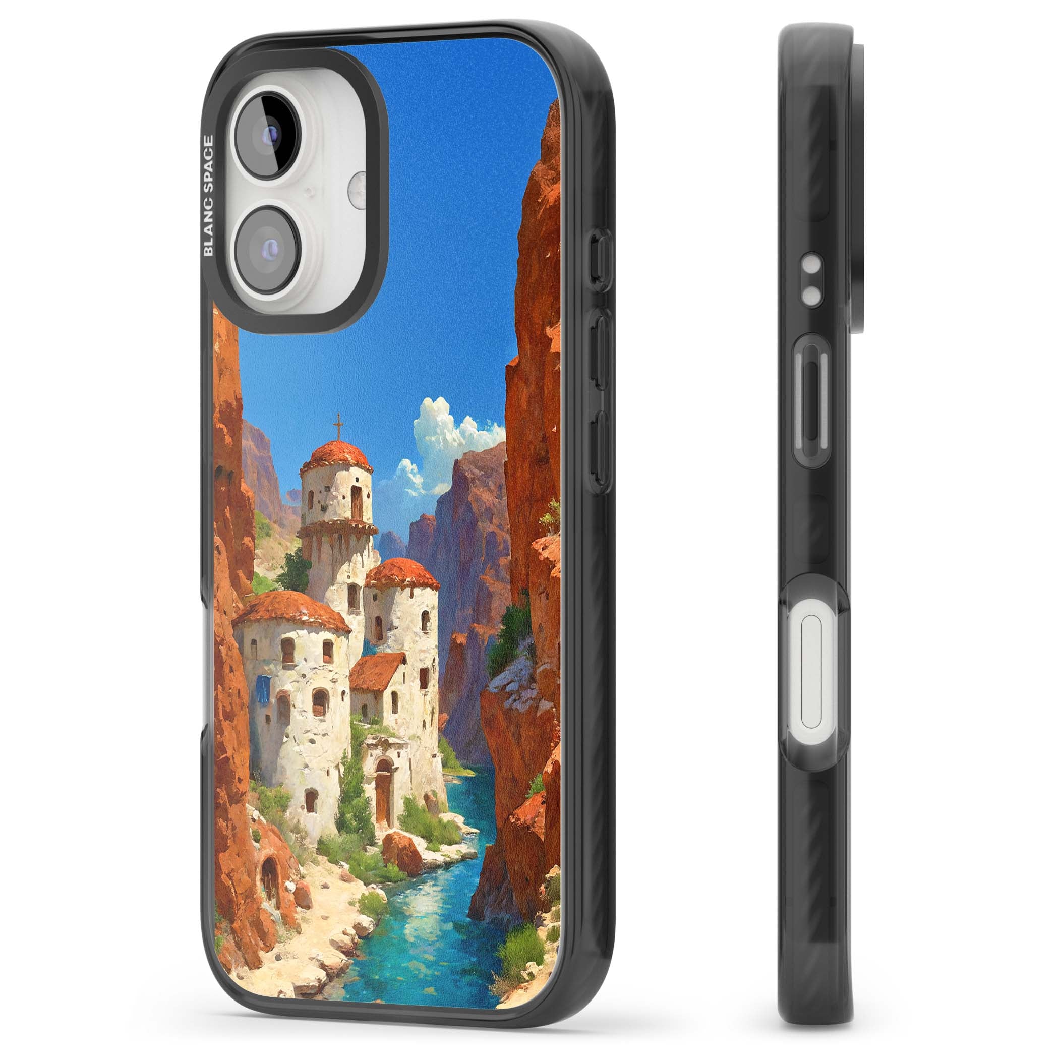 Canyon Haven for her iPhone case | Black Impact case for iPhone 16, iPhone 16 Plus