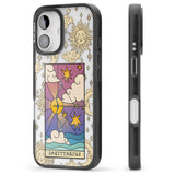 iPhone 16 Pro Max Celestial Zodiac - Sagittarius Black Impact Phone Case + Magsafe