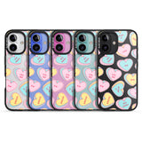 iPhone 16 Pro Max Sarcastic Love Hearts Black Impact Phone Case