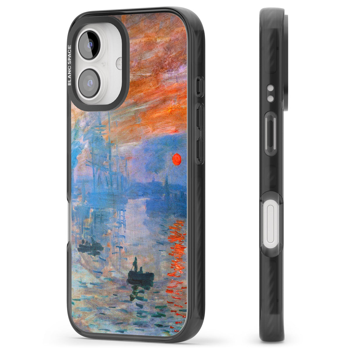 iPhone 16 Pro Max Sunset Harbor Black Impact Phone Case