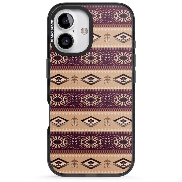 iPhone 16 Pro Max Western Poncho Black Impact Phone Case