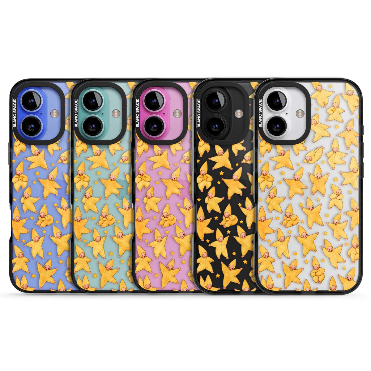 Dancing Star Babies for her iPhone case | Black Impact case for iPhone 16, iPhone 16 Plus