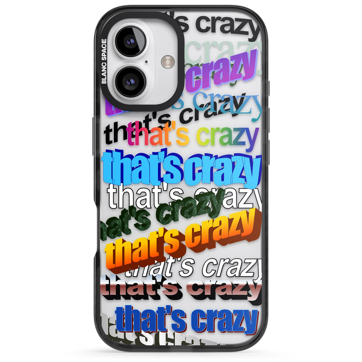 iPhone 16 Pro Max That's Crazy Black Impact Phone Case