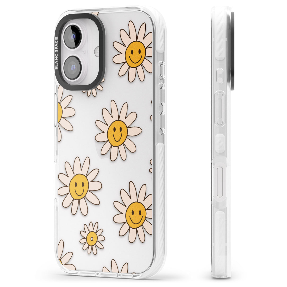 iPhone 16 Daisy Faces Clear Impact Phone Case