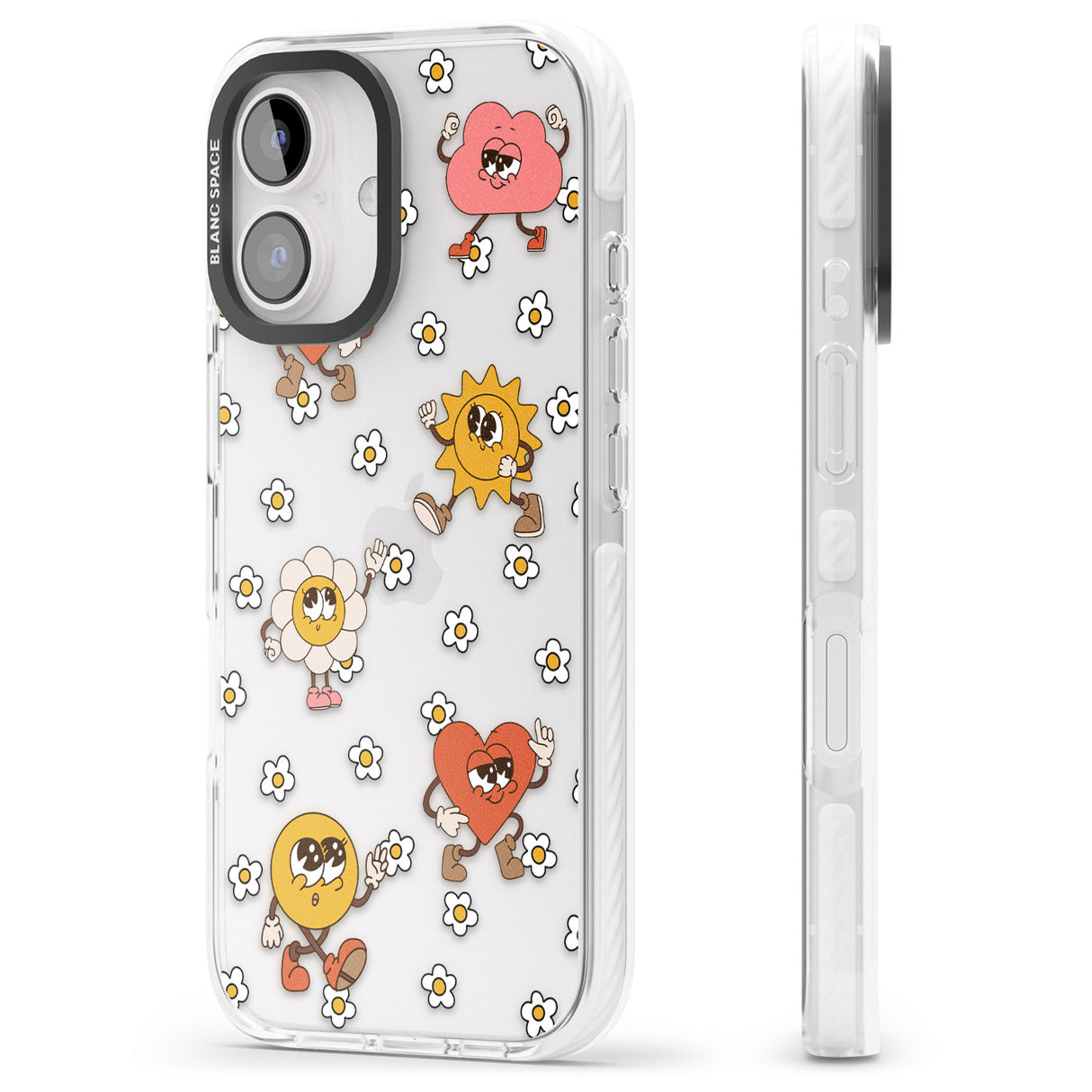 iPhone 16 Daisies & Friends Clear Impact Phone Case