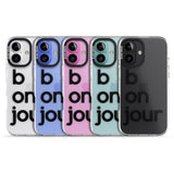 iPhone 16 Pro Max Bonjour Black Impact Phone Case