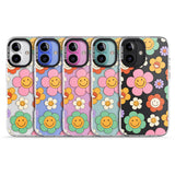 iPhone 16 Happy Blossoms Clear Impact Phone Case