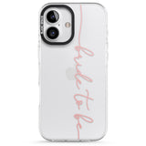 iPhone 16 Pro Max Bride to Be - Transparent Wedding Design Black Impact Phone Case