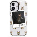 iPhone 16 Pro Max Personalised Bengal Cat Photo Black Impact Phone Case