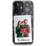 Personalised Snowflake Photo Impact Phone Case for iPhone 16, iPhone 16 Plus