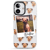 iPhone 16 Pro Max Personalised Border Terrier - Dog Photo Black Impact Phone Case