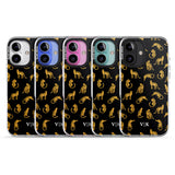 iPhone 16 Pro Max Personalised Cheetah Pattern: Black Black Impact Phone Case