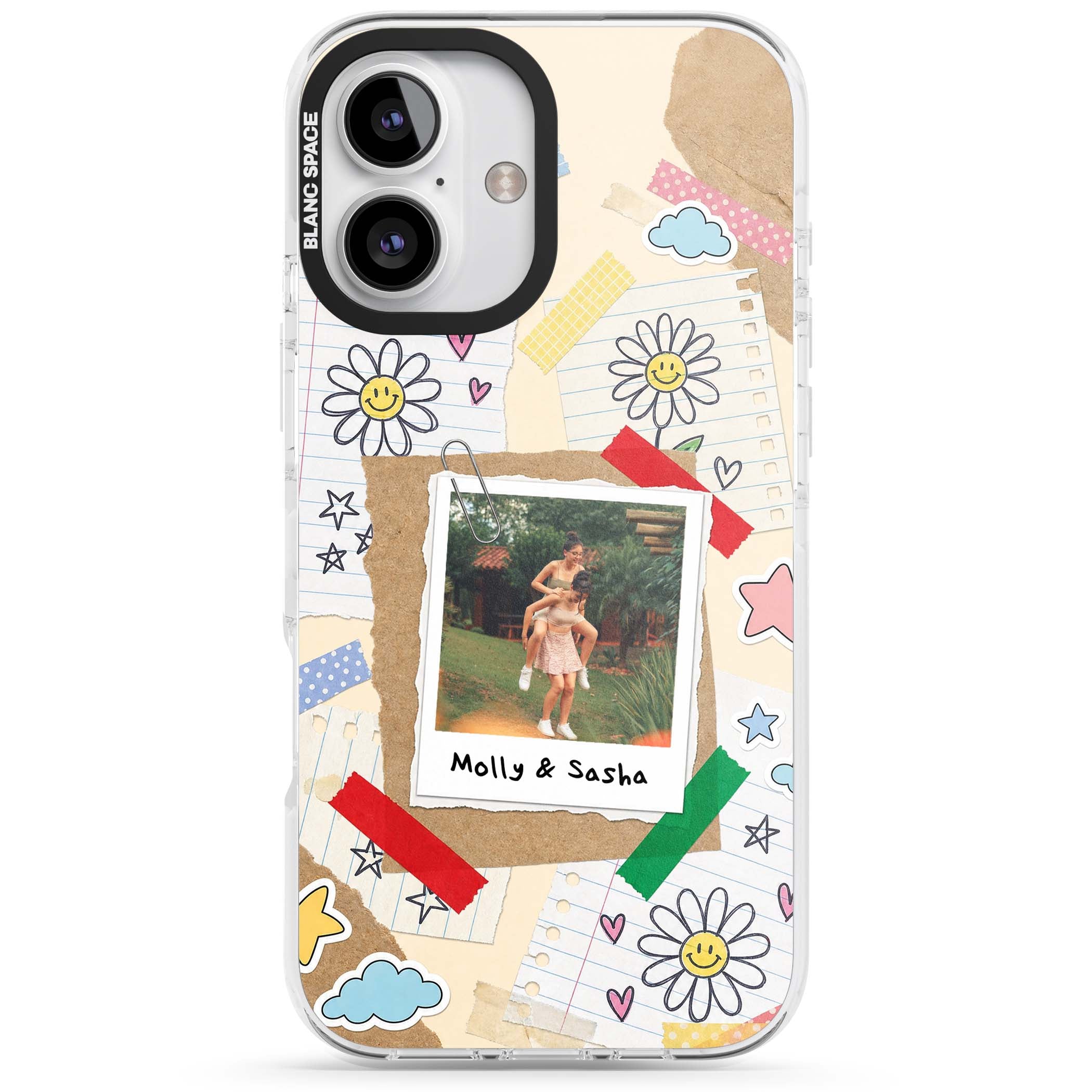 Scrapbook Photo coquette iPhone case | Clear Impact case for iPhone 16, iPhone 16 Plus