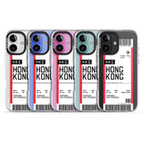 iPhone 16 Pro Max Personalised Hong Kong Boarding Pass Black Impact Phone Case